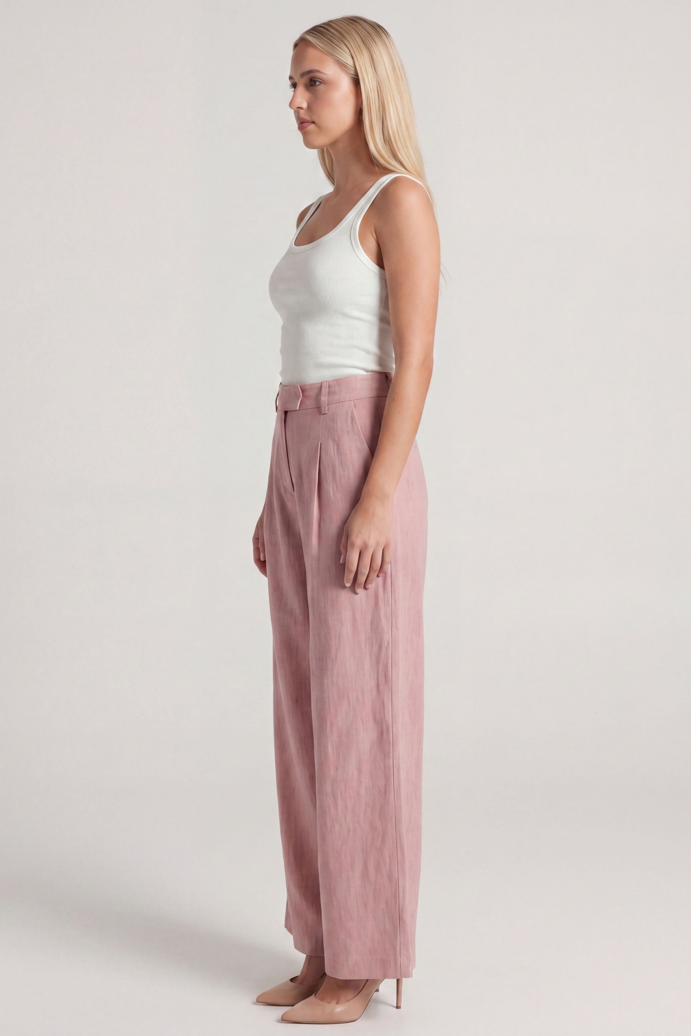 Bella Wide Leg Linen Pant