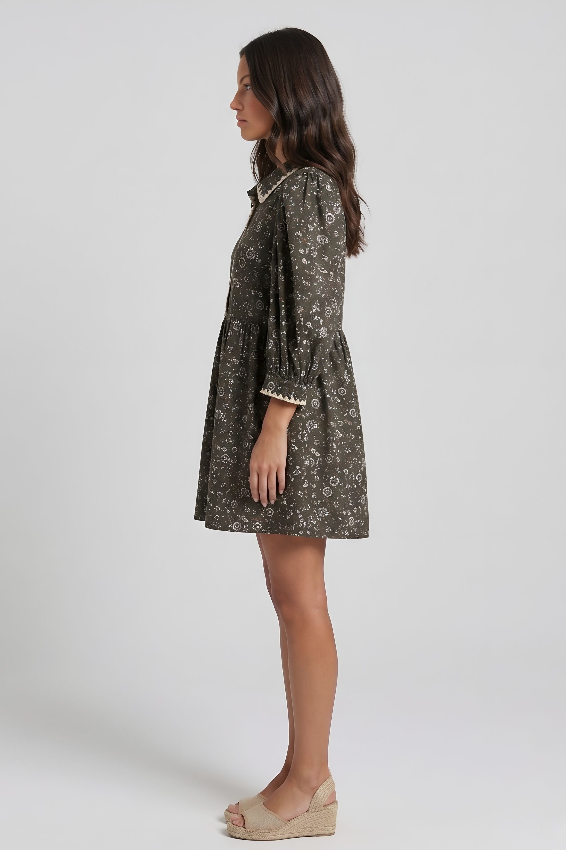Iris Collared Mini Dress