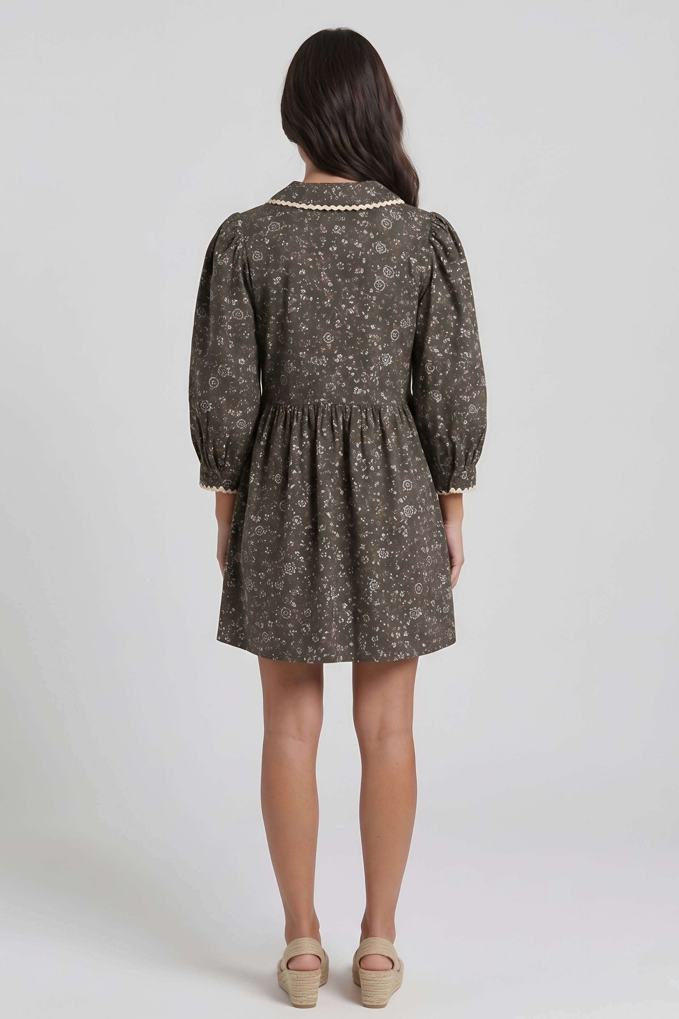 Iris Collared Mini Dress