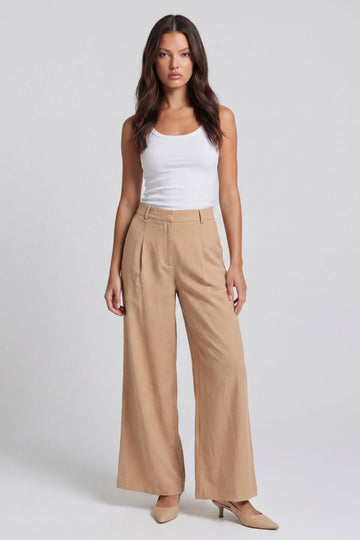 Jo Wide Leg Linen Pant