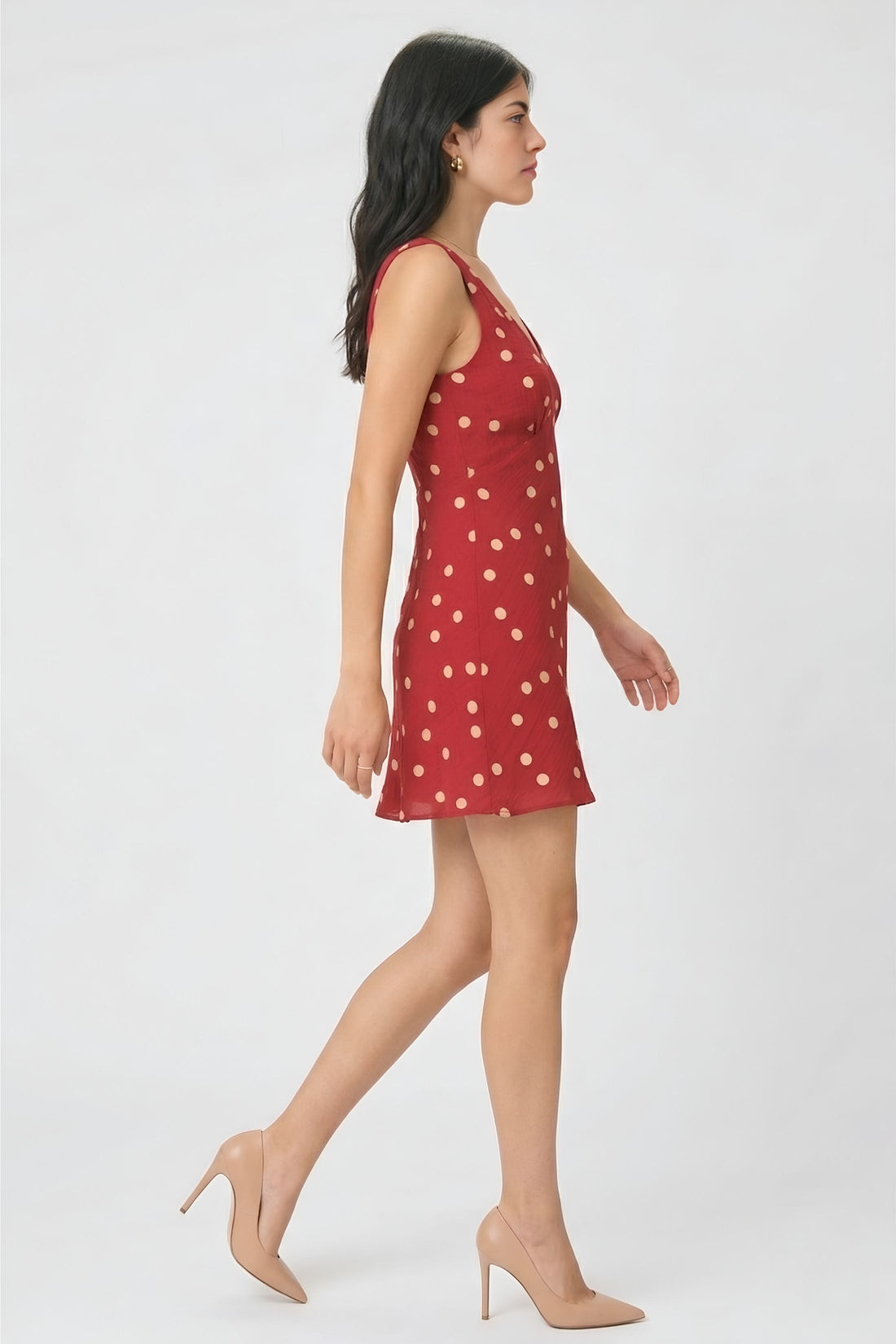 Fayth Polka Dot Mini Dress