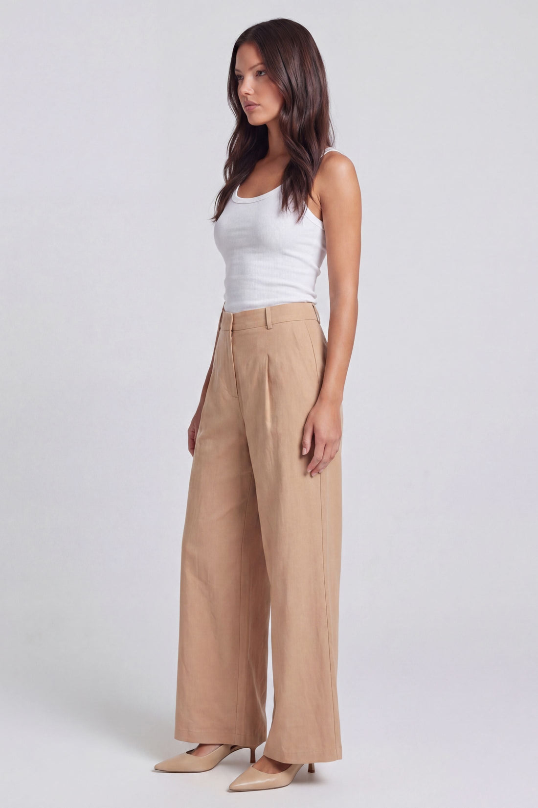 Jo Wide Leg Linen Pant