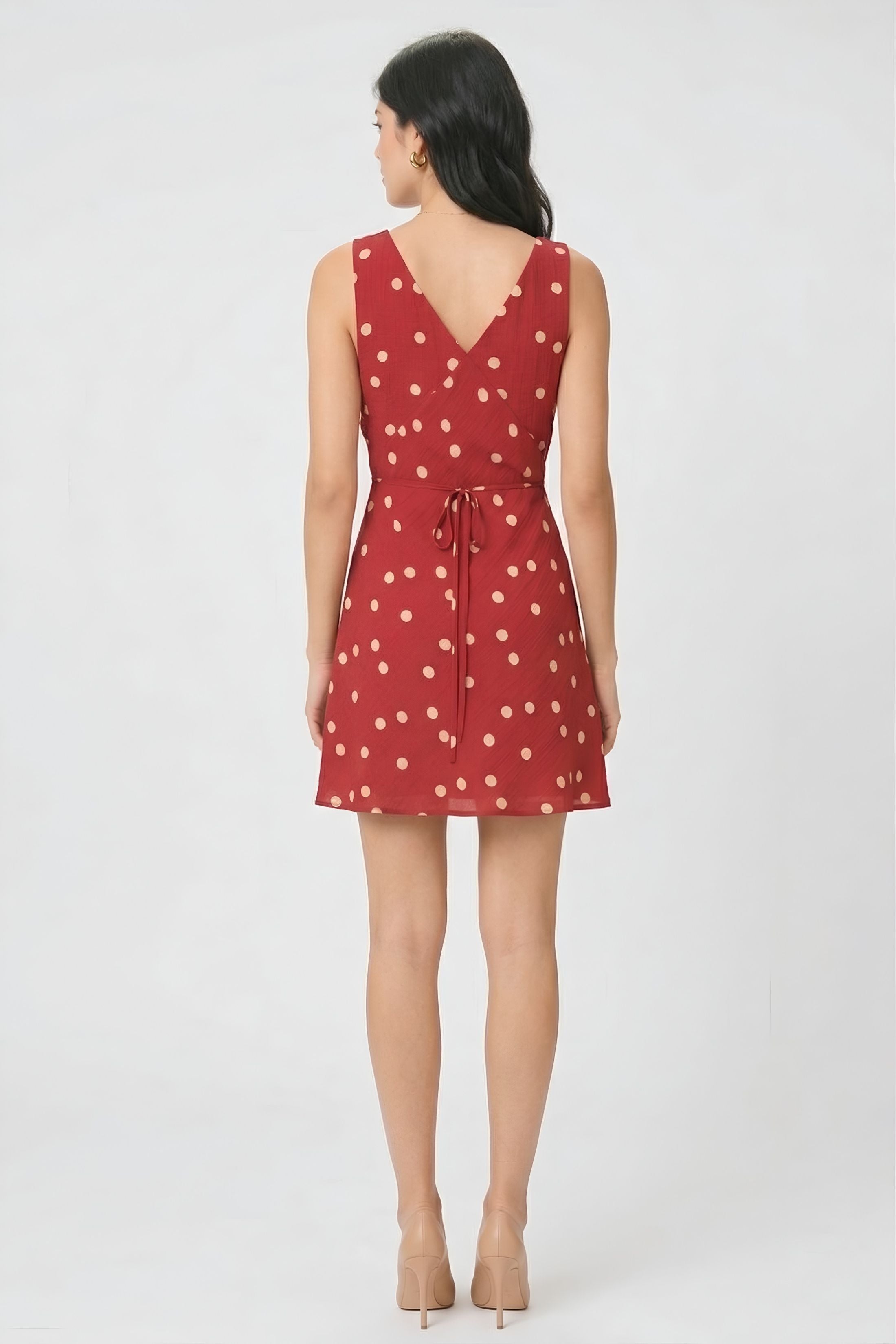 Fayth Polka Dot Mini Dress