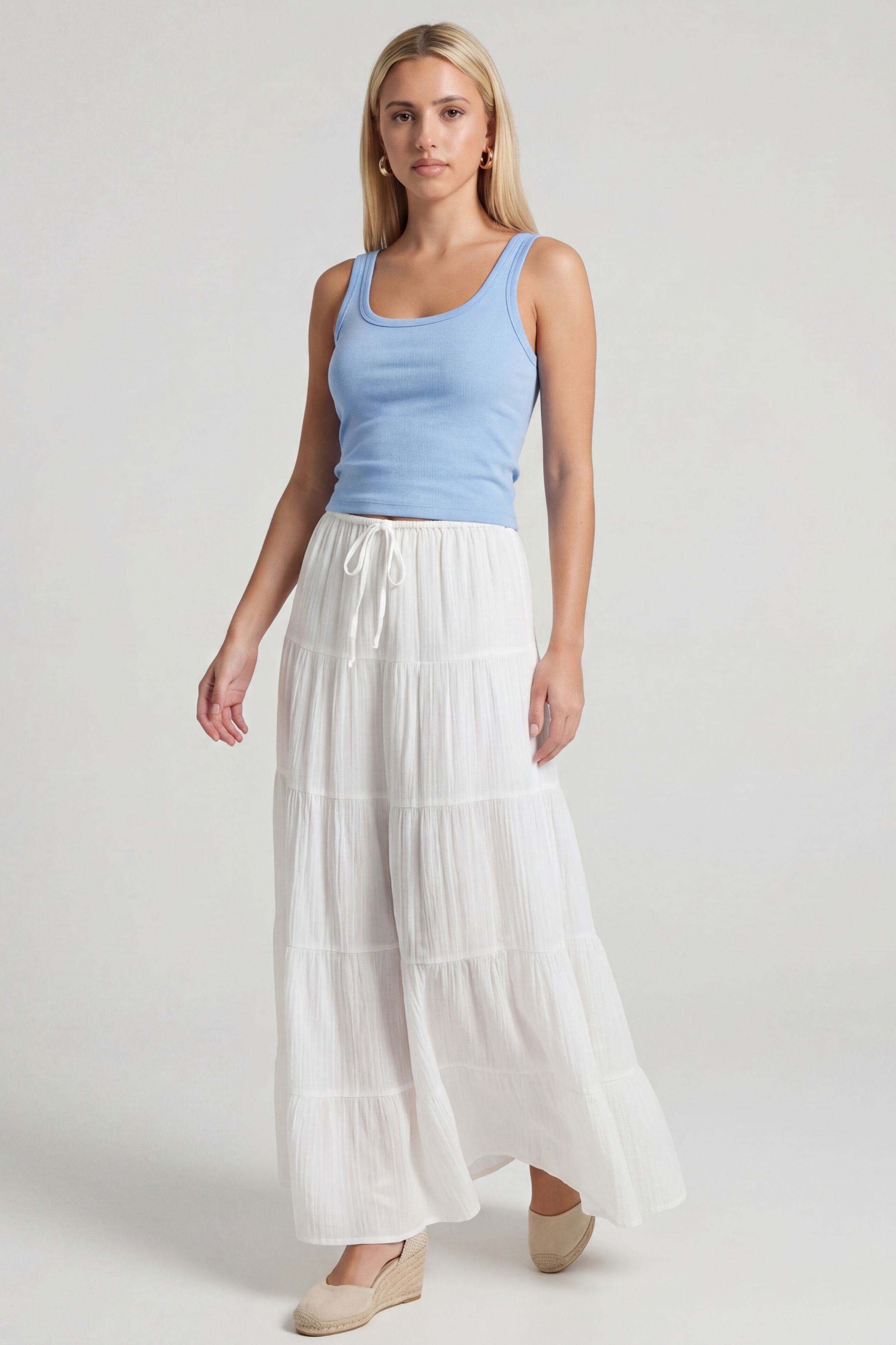 Gracie Tiered Maxi Skirt