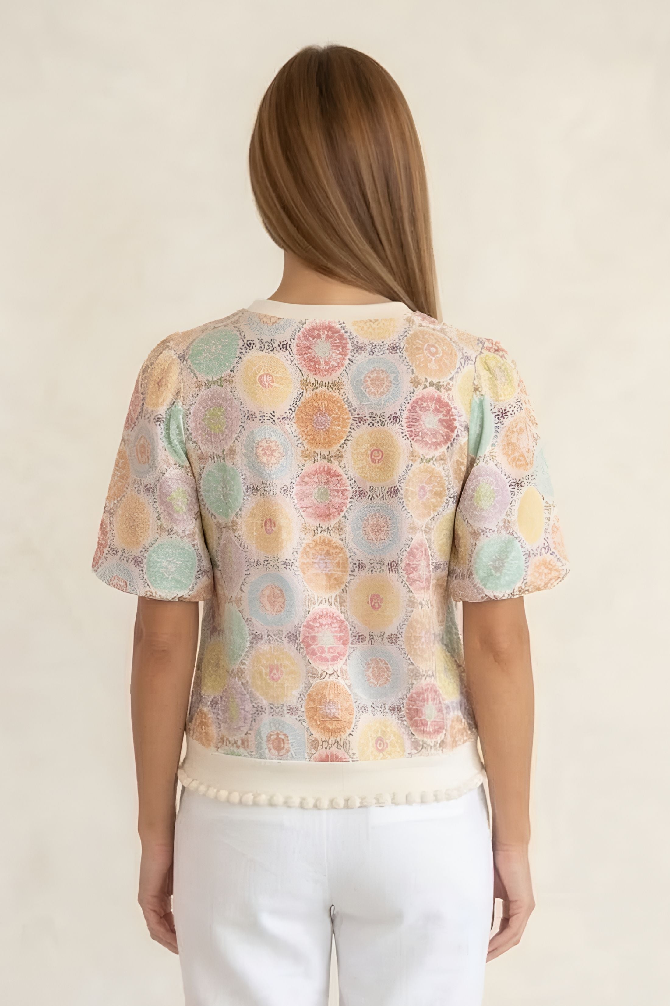Sasha Multi Colored Embroidery Top