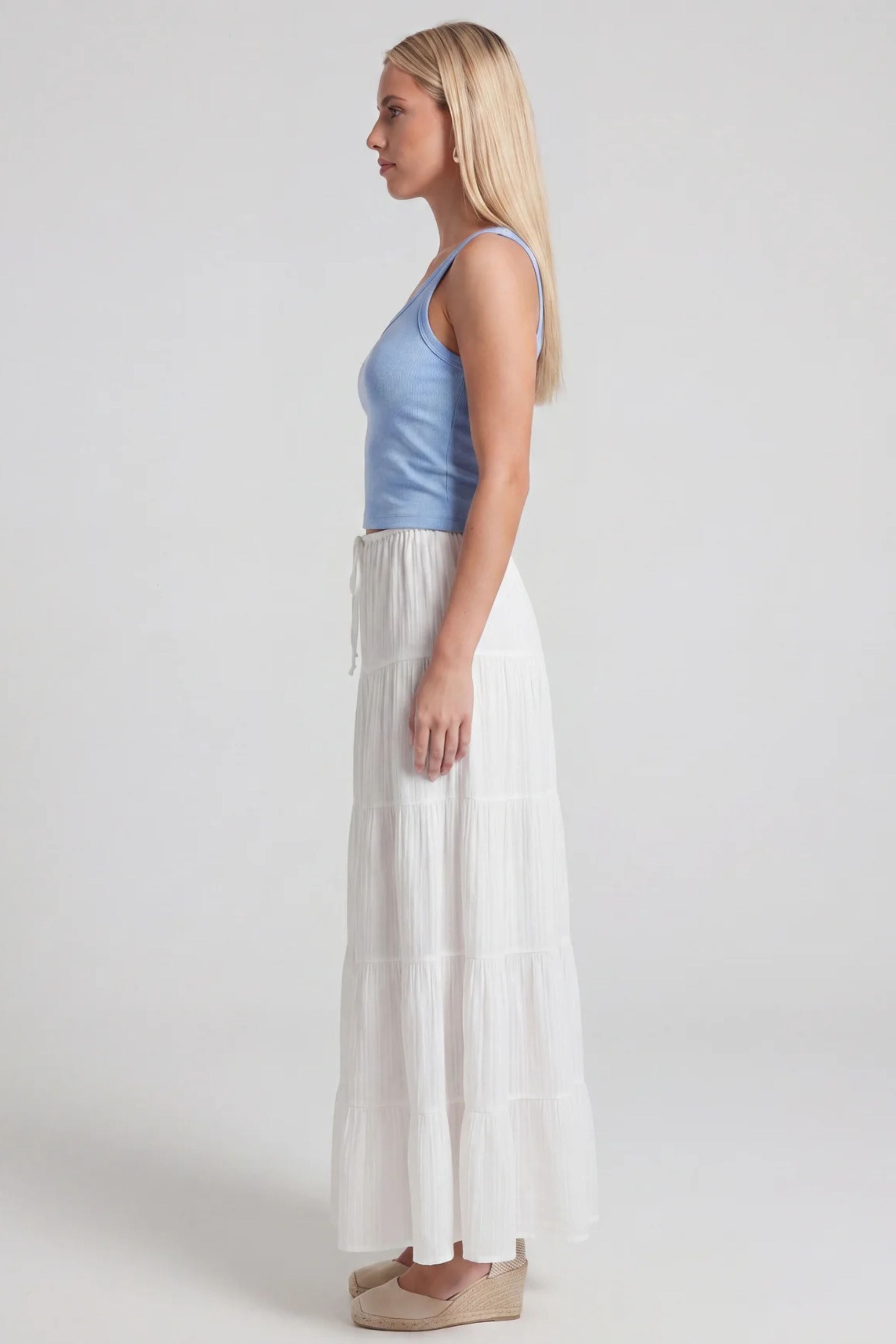 Gracie Tiered Maxi Skirt