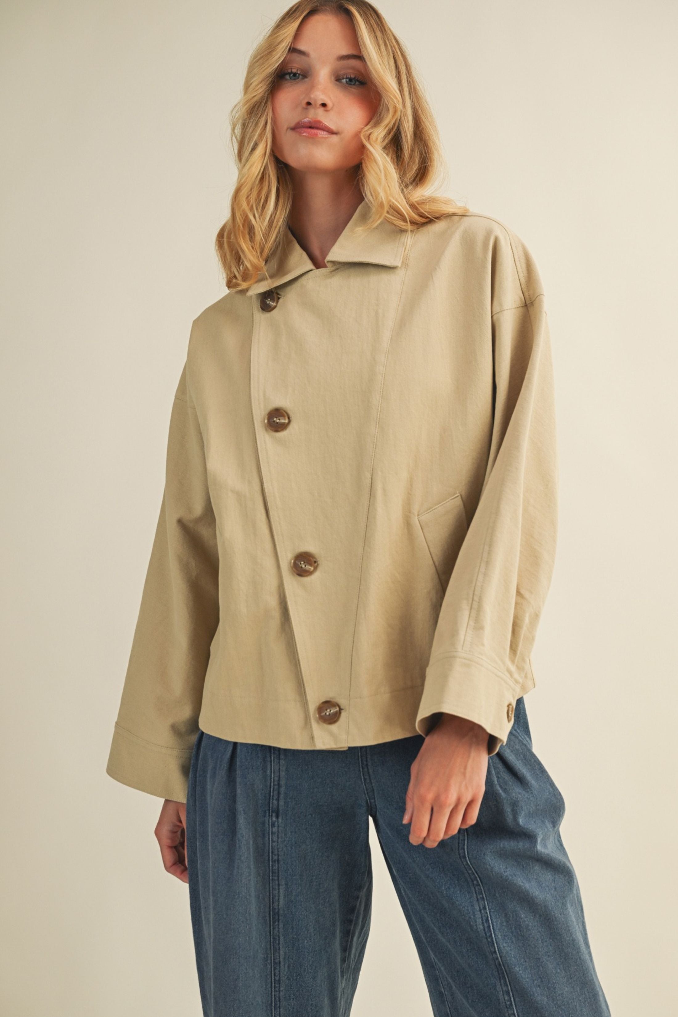 Kristine Button Closure Jacket