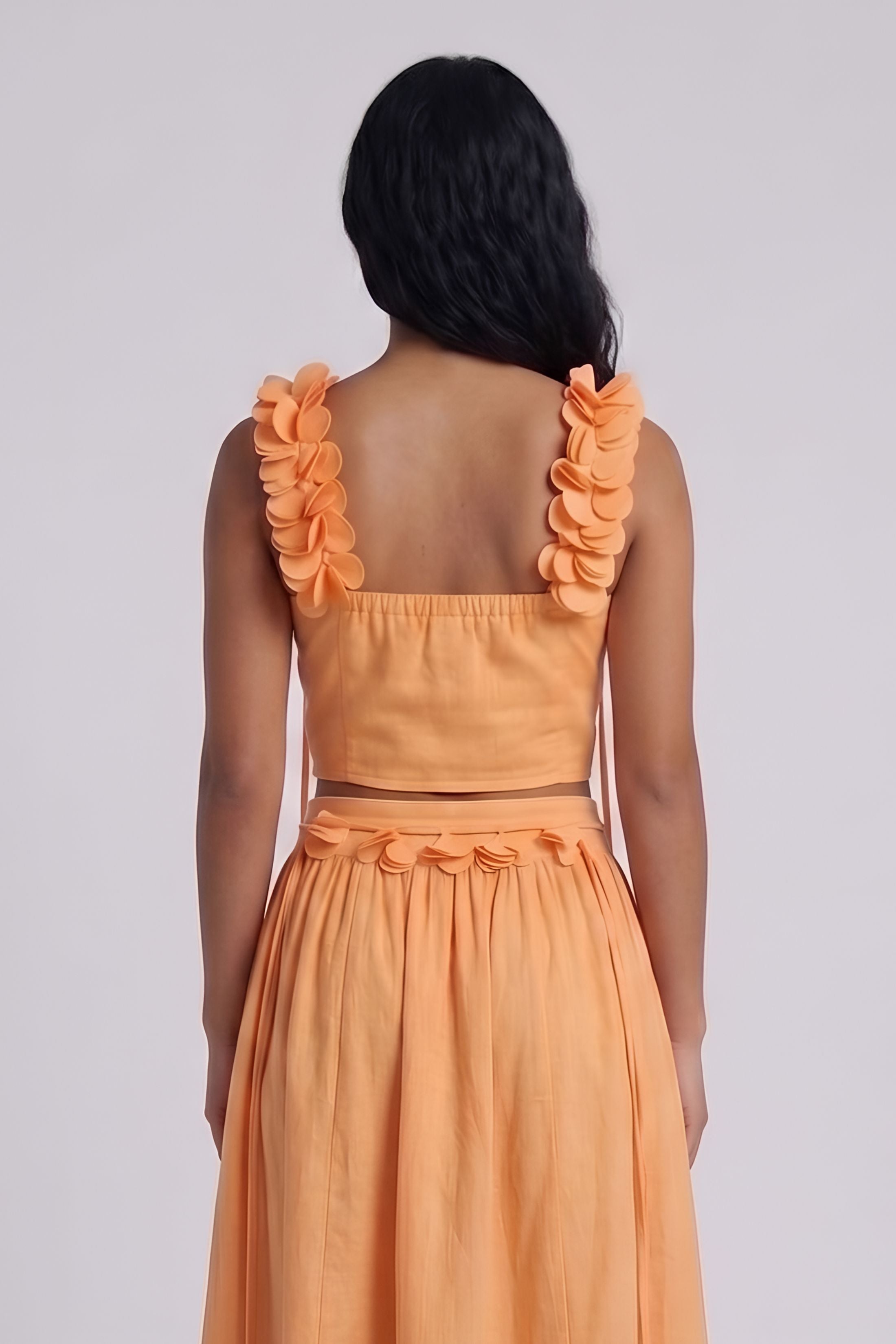 Caren Flower Detail Sleeveless Top