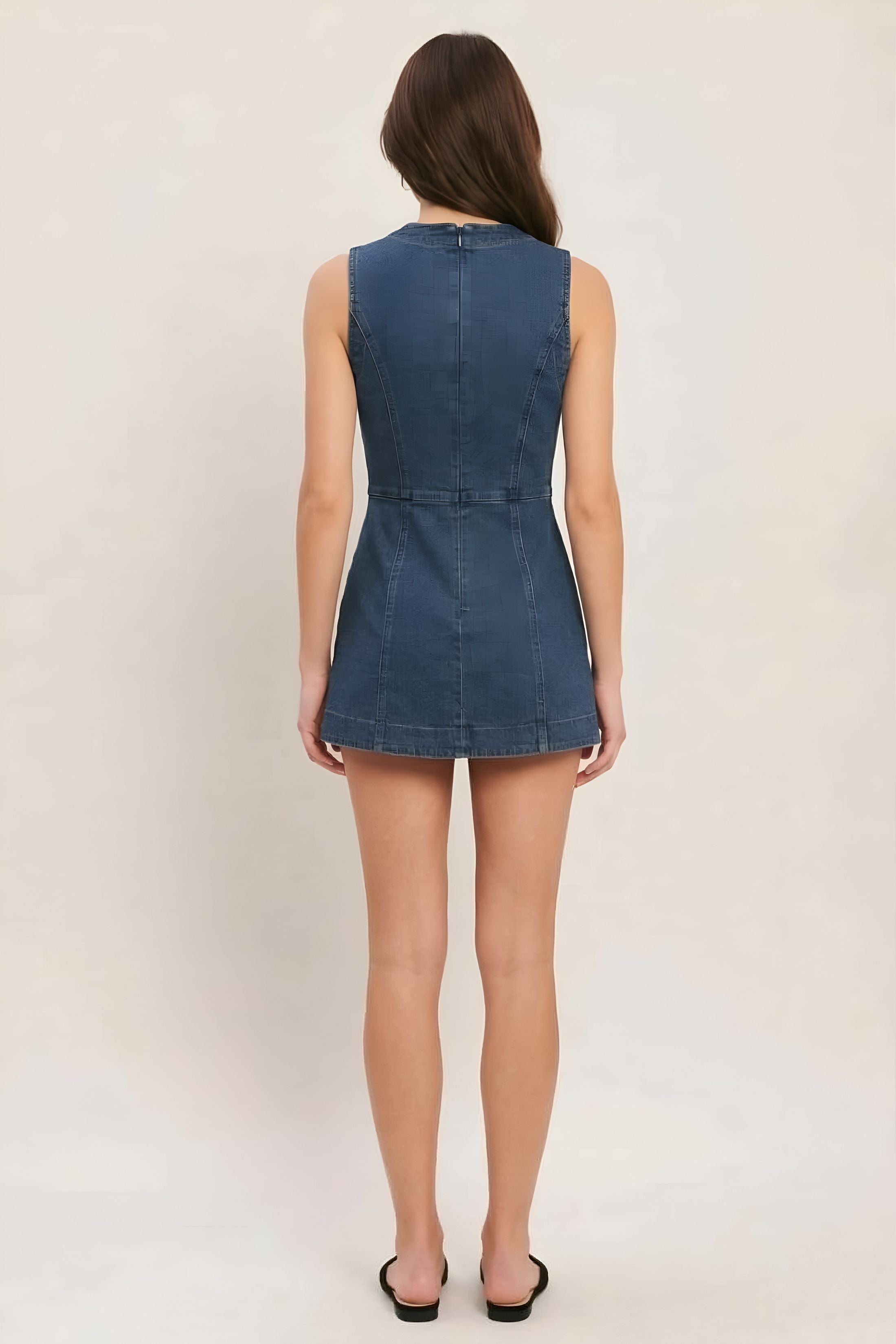 Laney Denim Romper