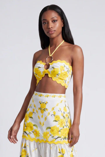 Genesis Halter Neck Smocking Top