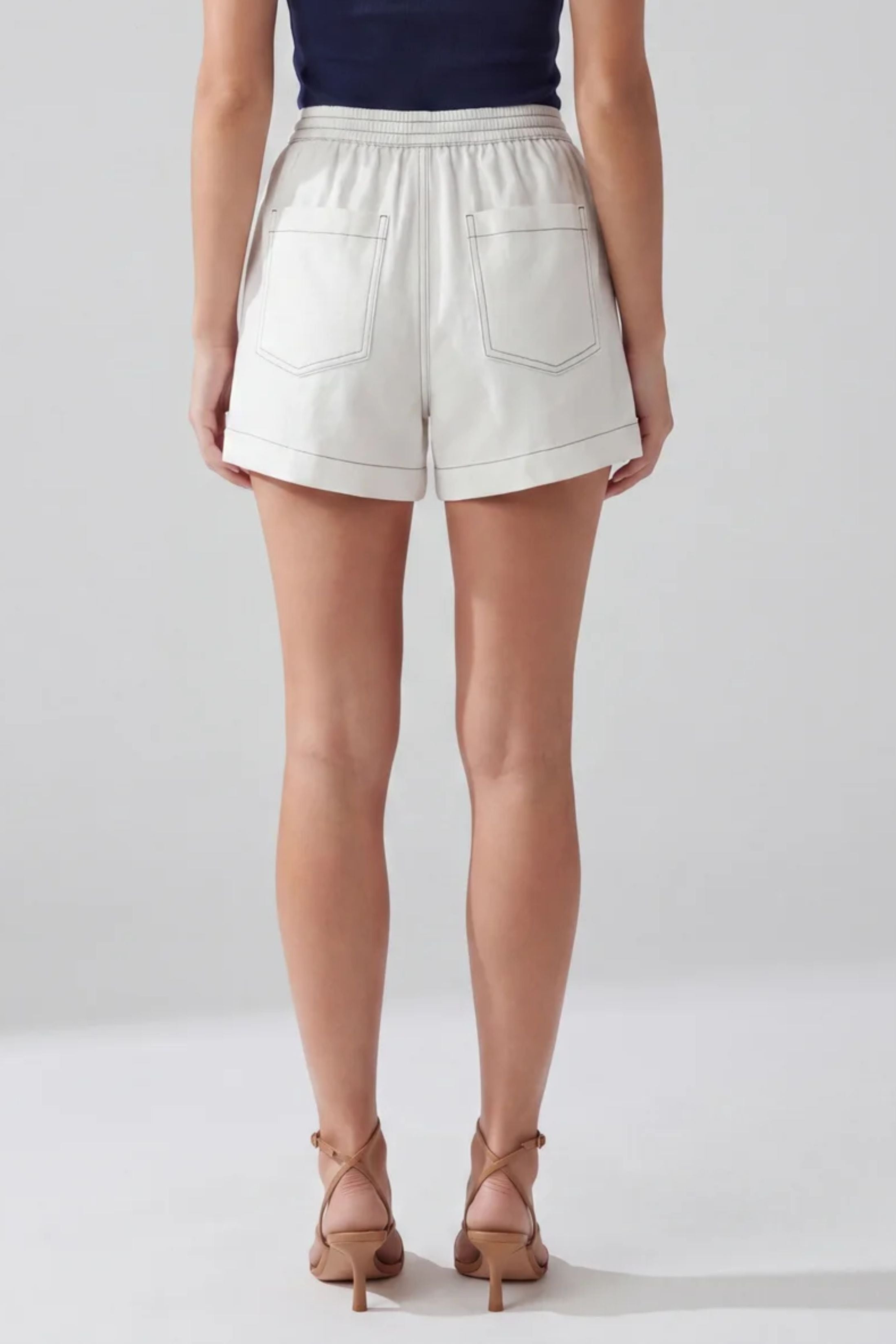 Rebecca Lined Pocket Drawstring Shorts