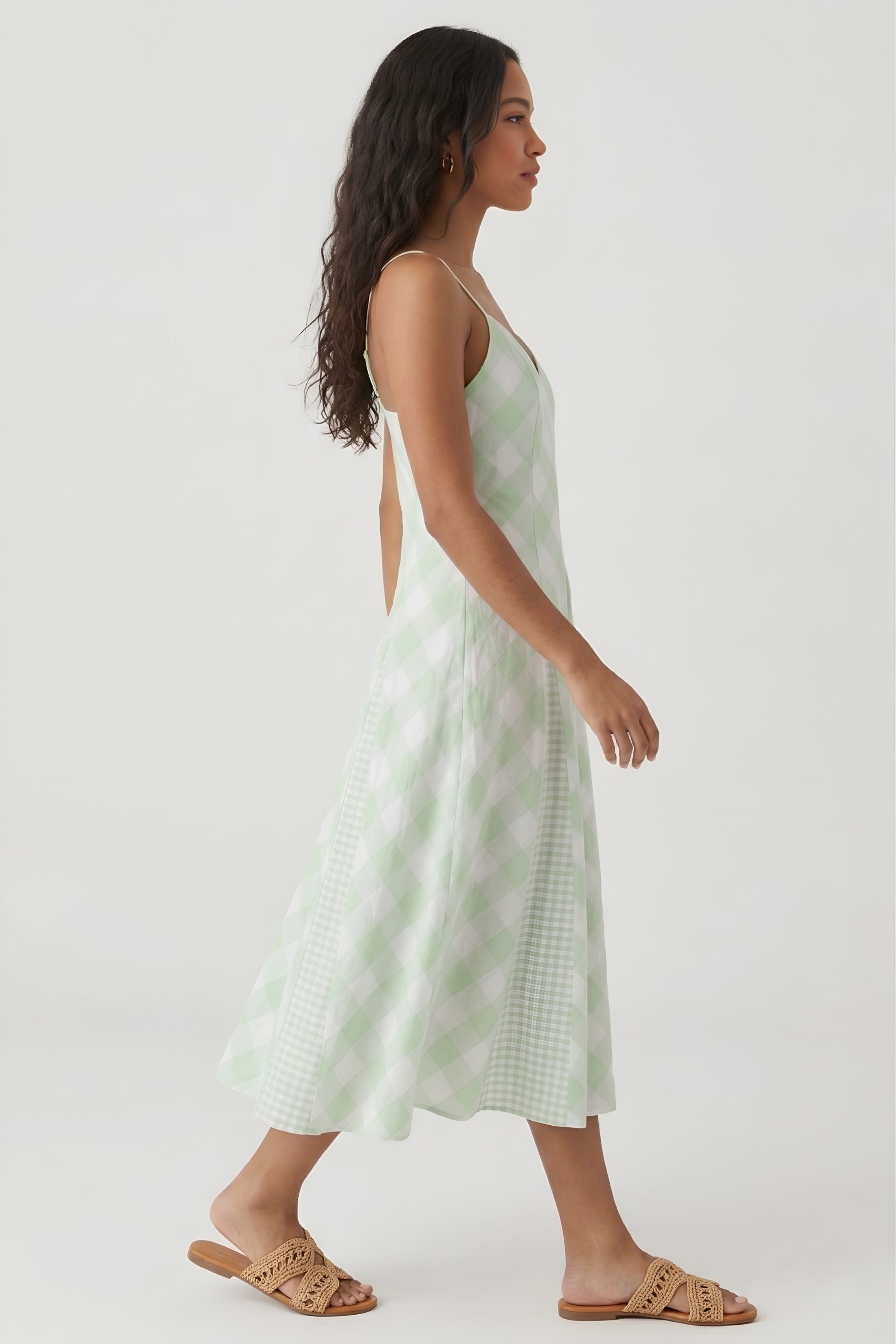 Blakely Augusta Plaid Maxi Dress