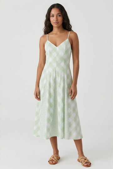 Blakely Augusta Plaid Maxi Dress