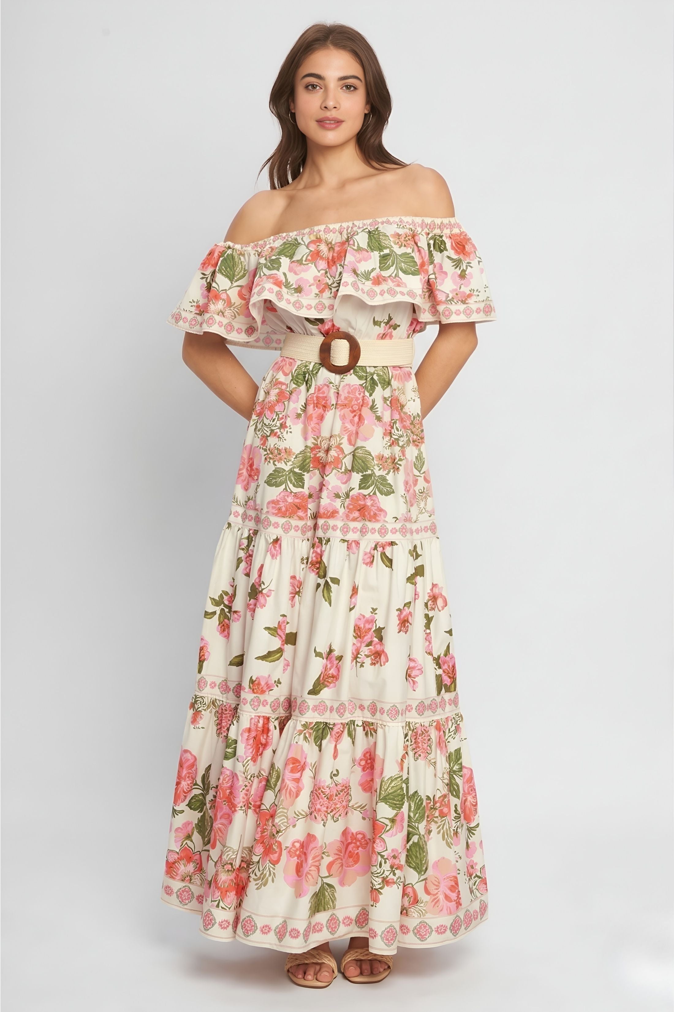 Hadley Floral Off The Shoulder Dress