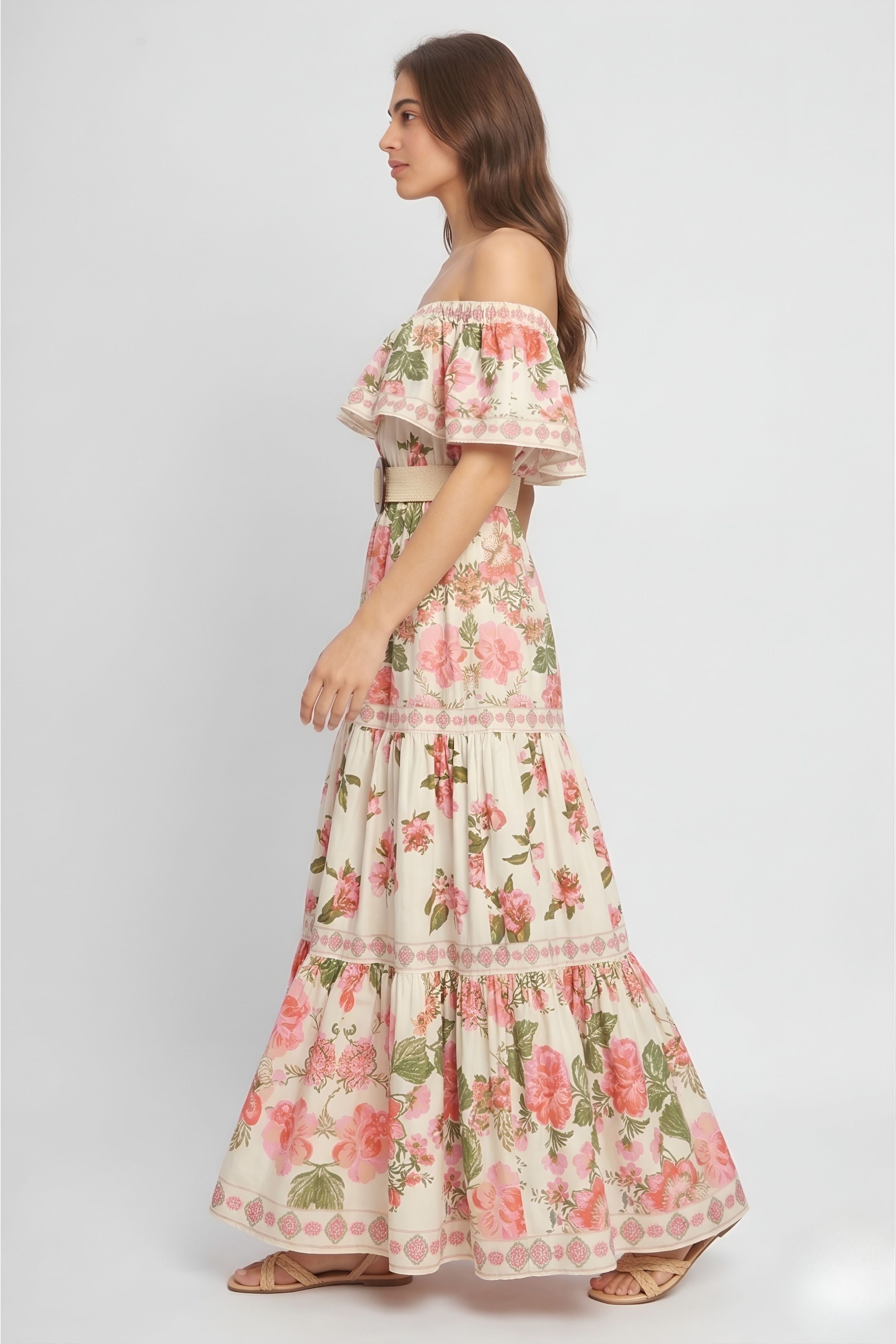 Hadley Floral Off The Shoulder Dress