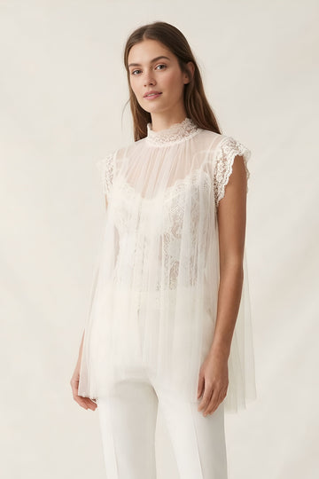 Samia Mesh Overly Lace Top