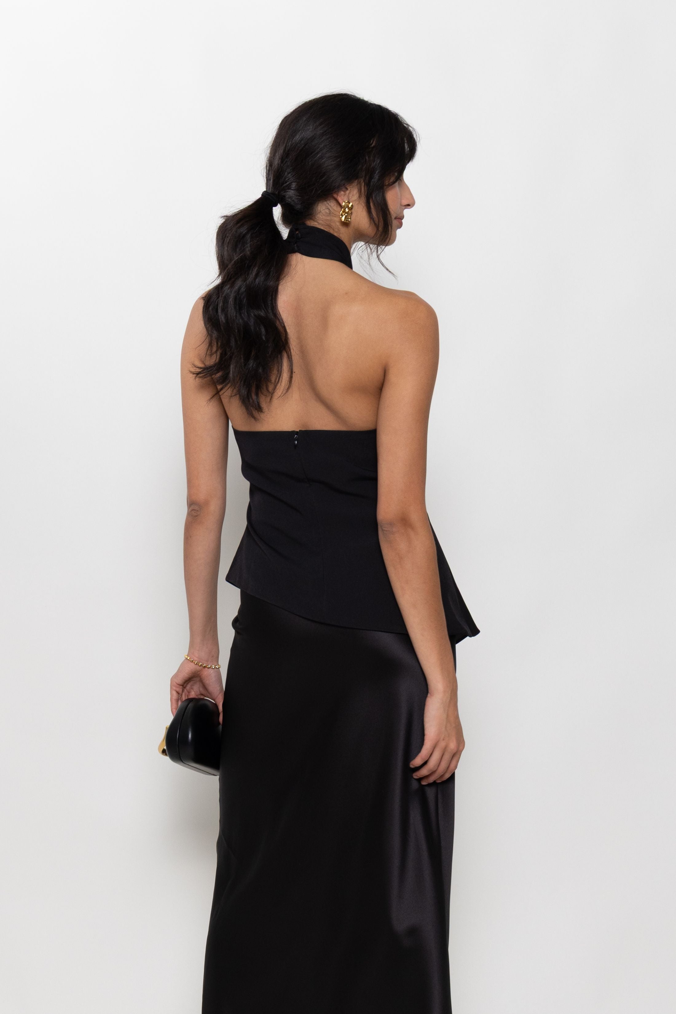 Presley Asymmetrical Halter Top