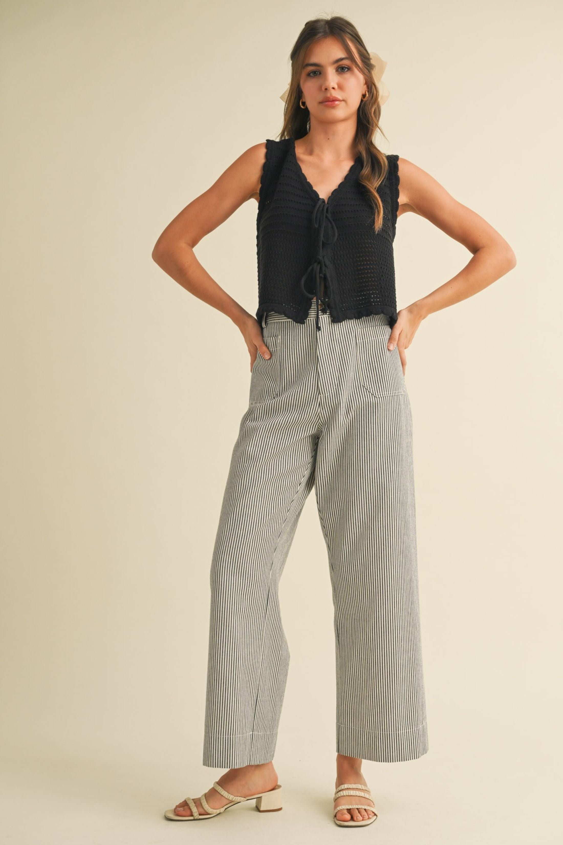 Jade Striped Pants