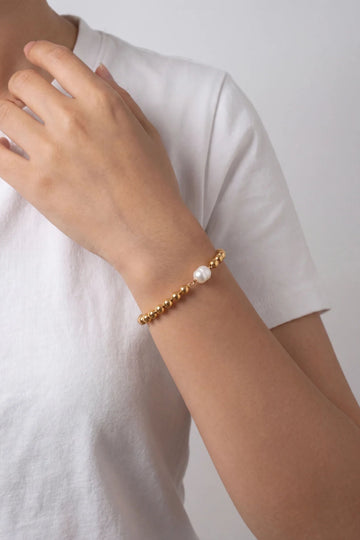 Riley Beaded Pearl Bracelet
