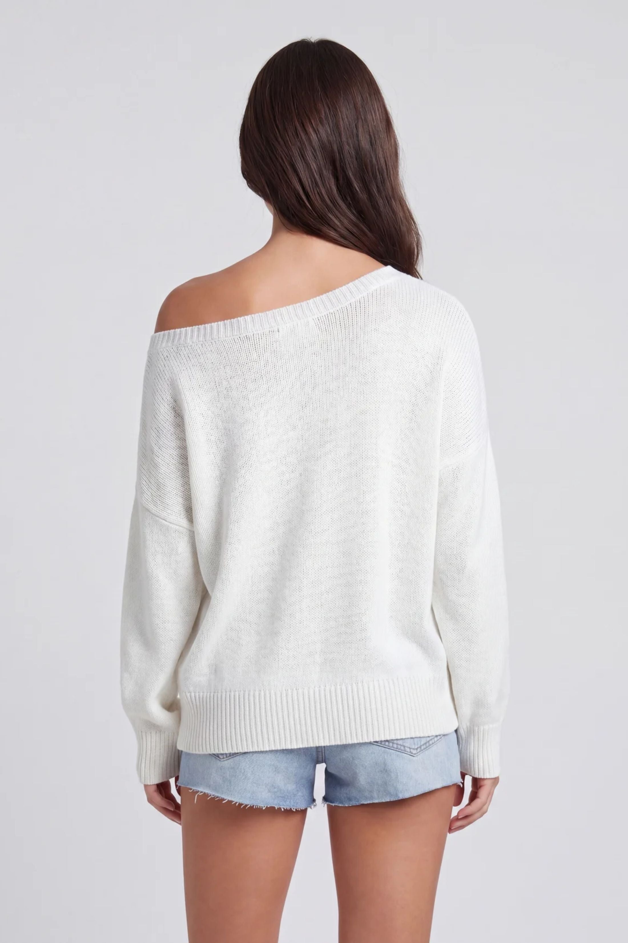 American Flag Pocket Detail Sweater
