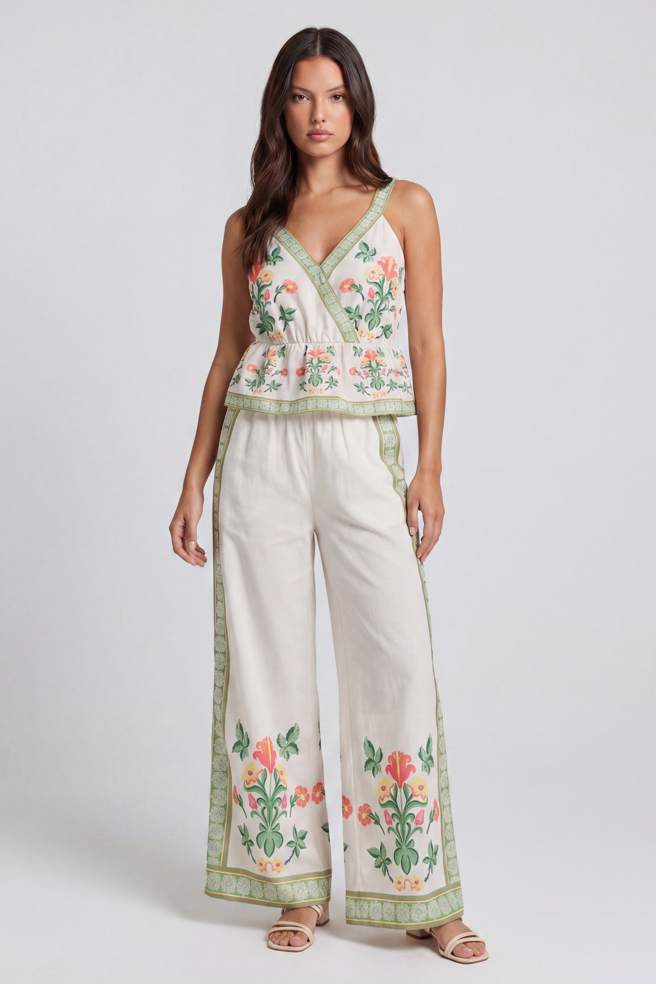 Langley Garden Party Wide Leg Pants
