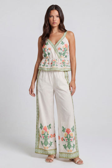 Langley Garden Party Wide Leg Pants