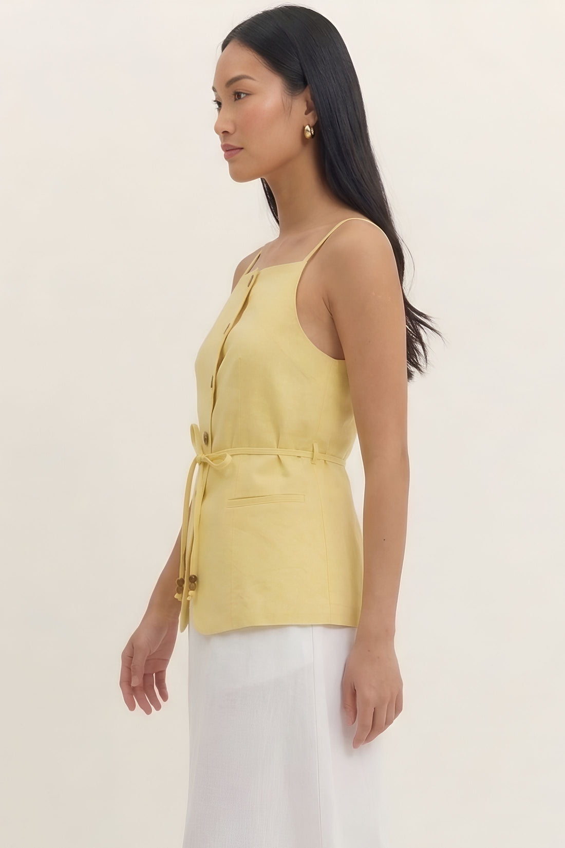 Elise Button Down Tank