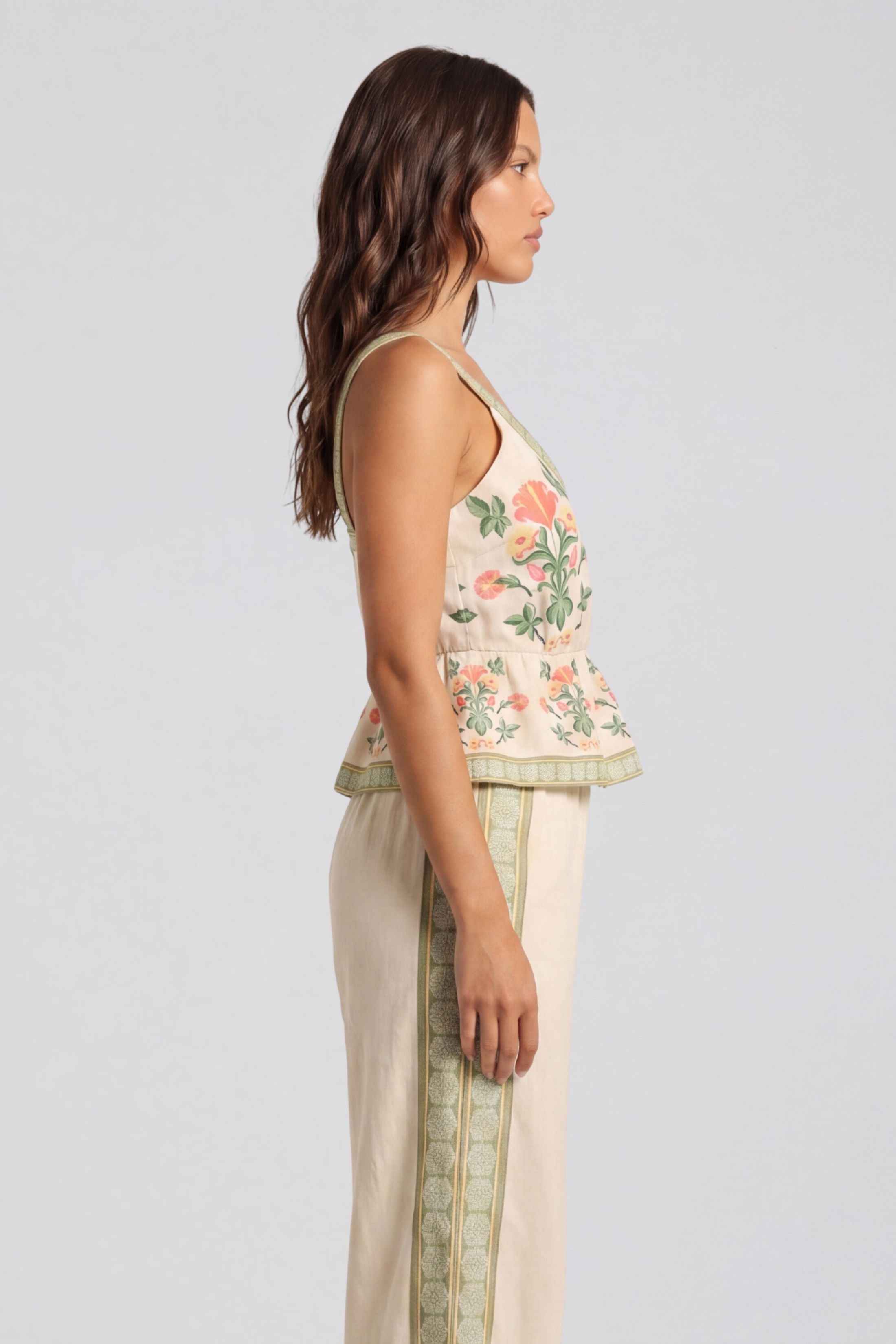Langley Garden Party Wrap Top