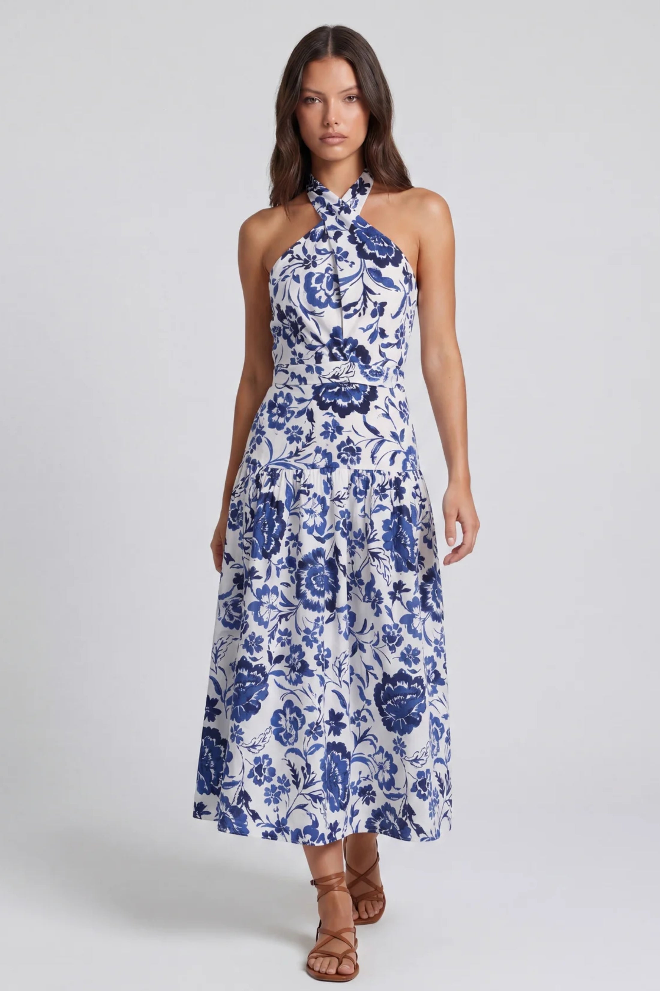 Ellie Halter Midi Dress