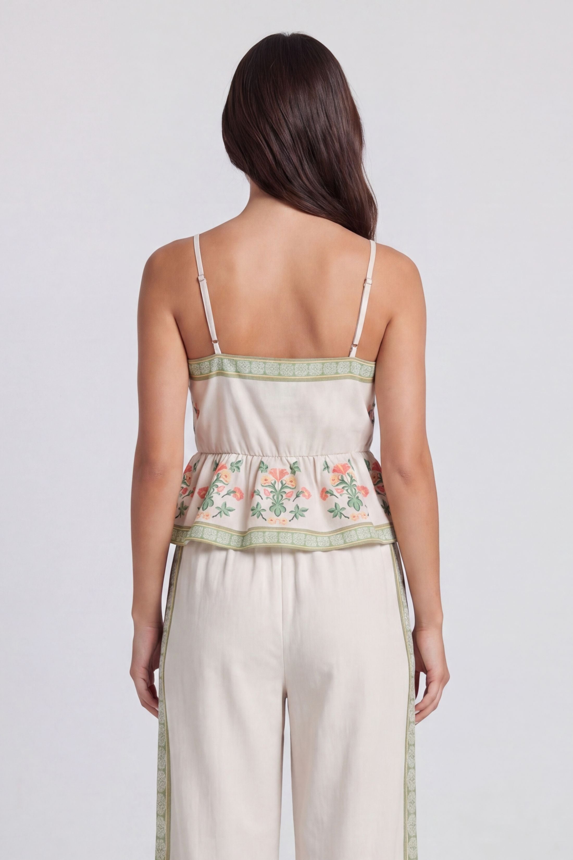 Langley Garden Party Wrap Top