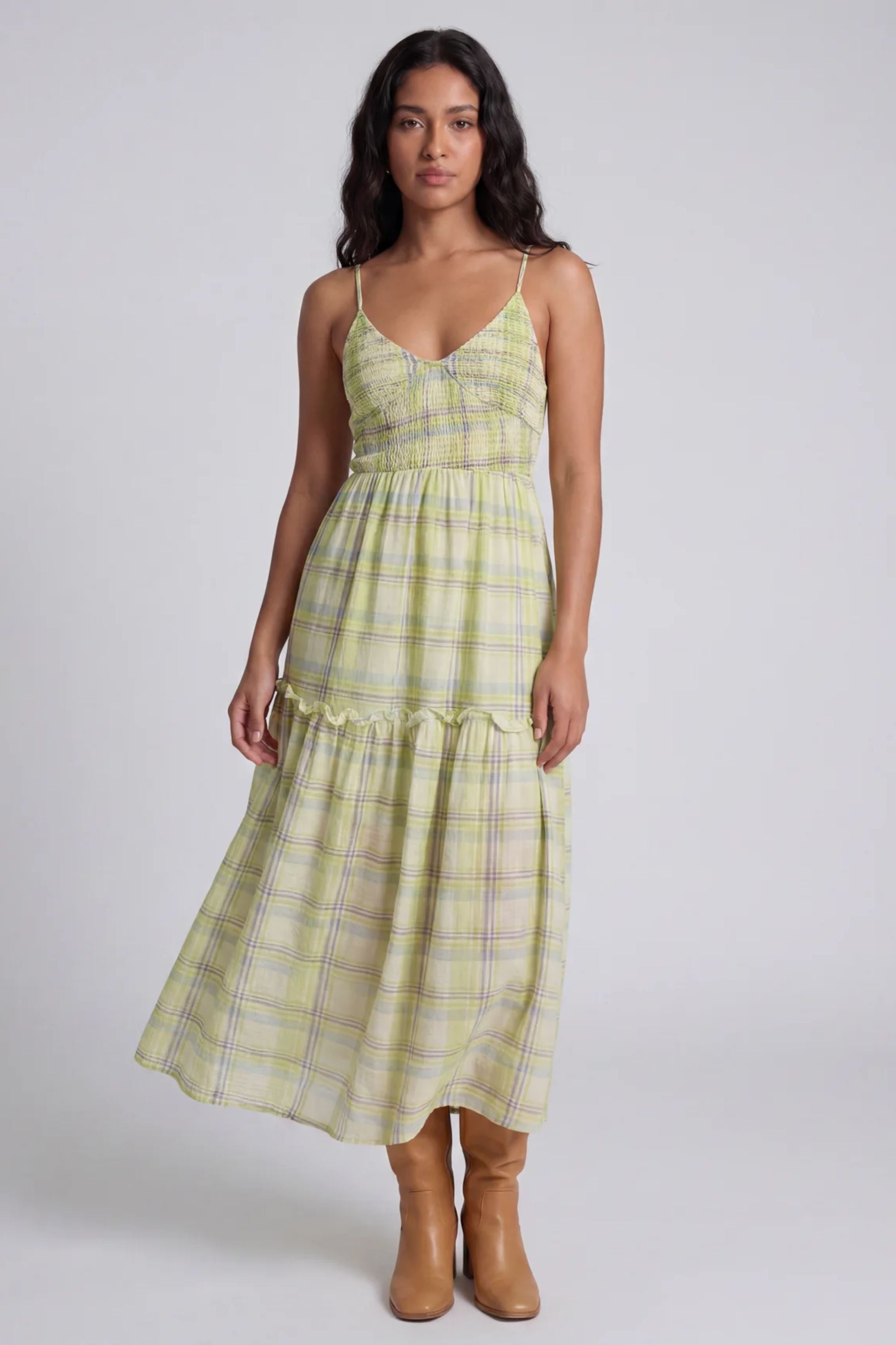Alexia Smocked Tiered Maxi Dress