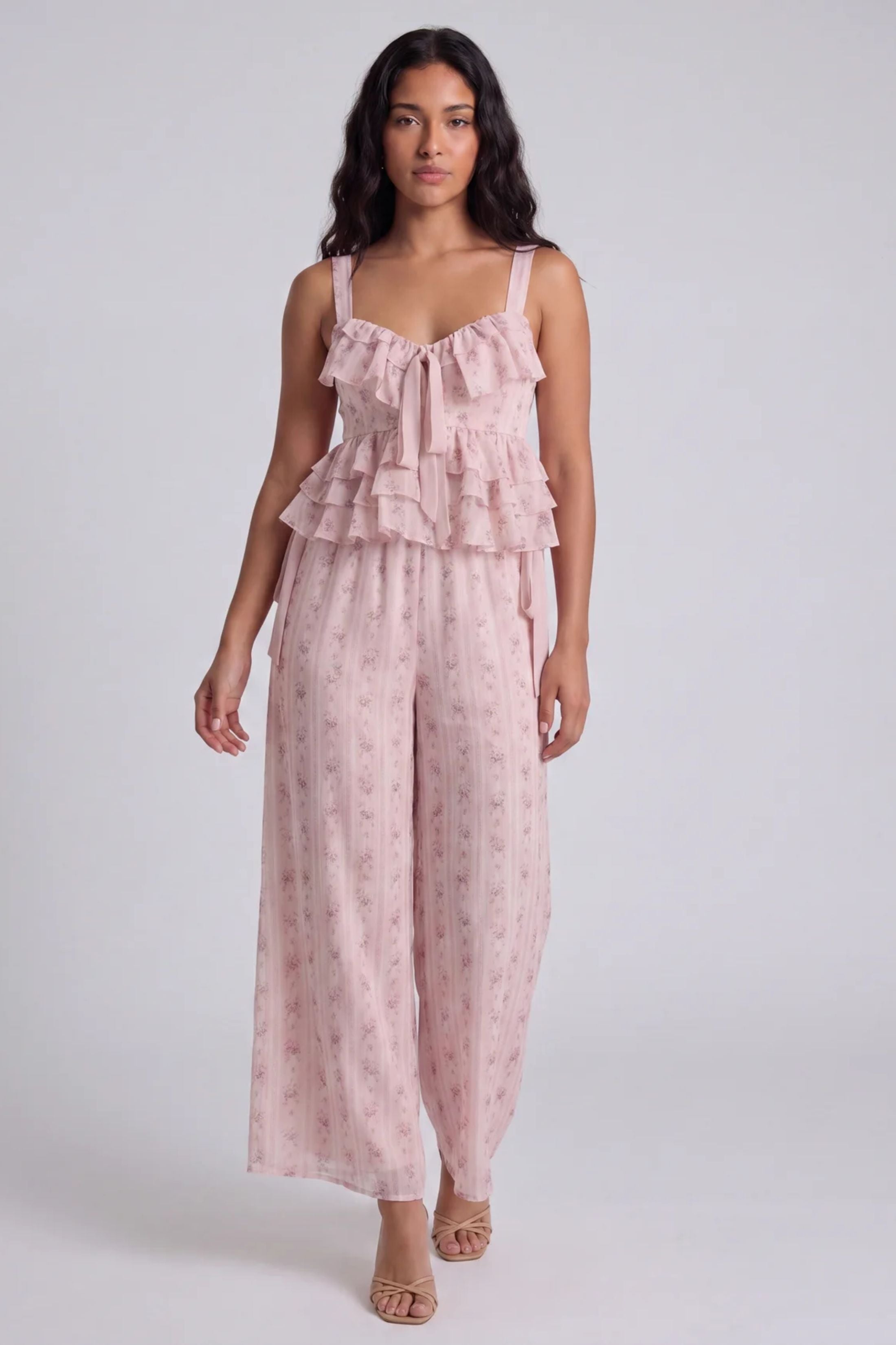 Delilah Romantic Floral Woven Top