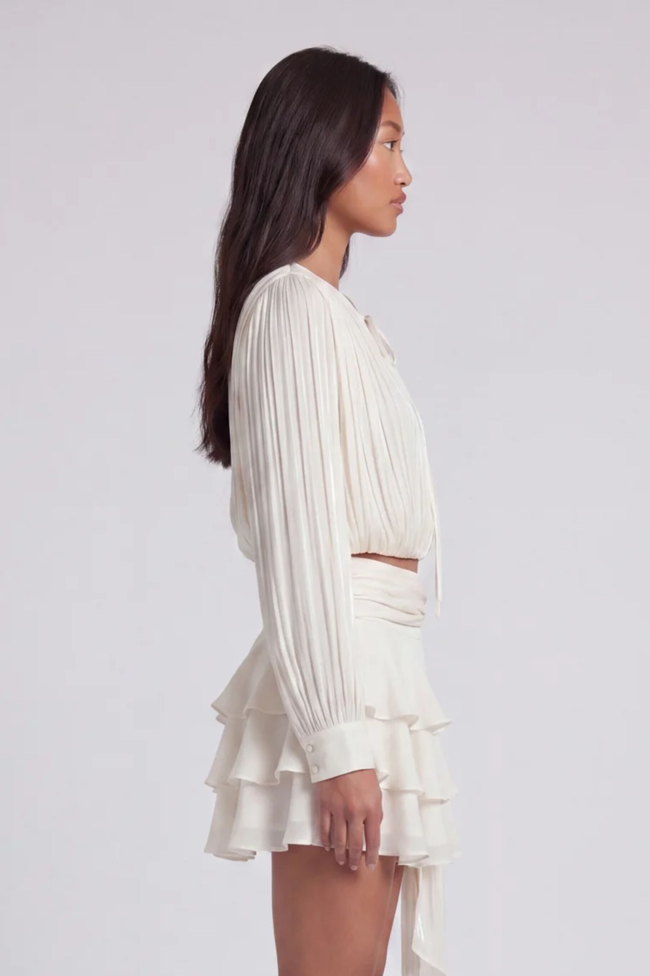 Fleming Long Sleeve Shimmer Top
