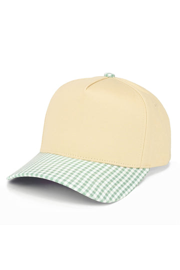 Small Gingham Check Hat