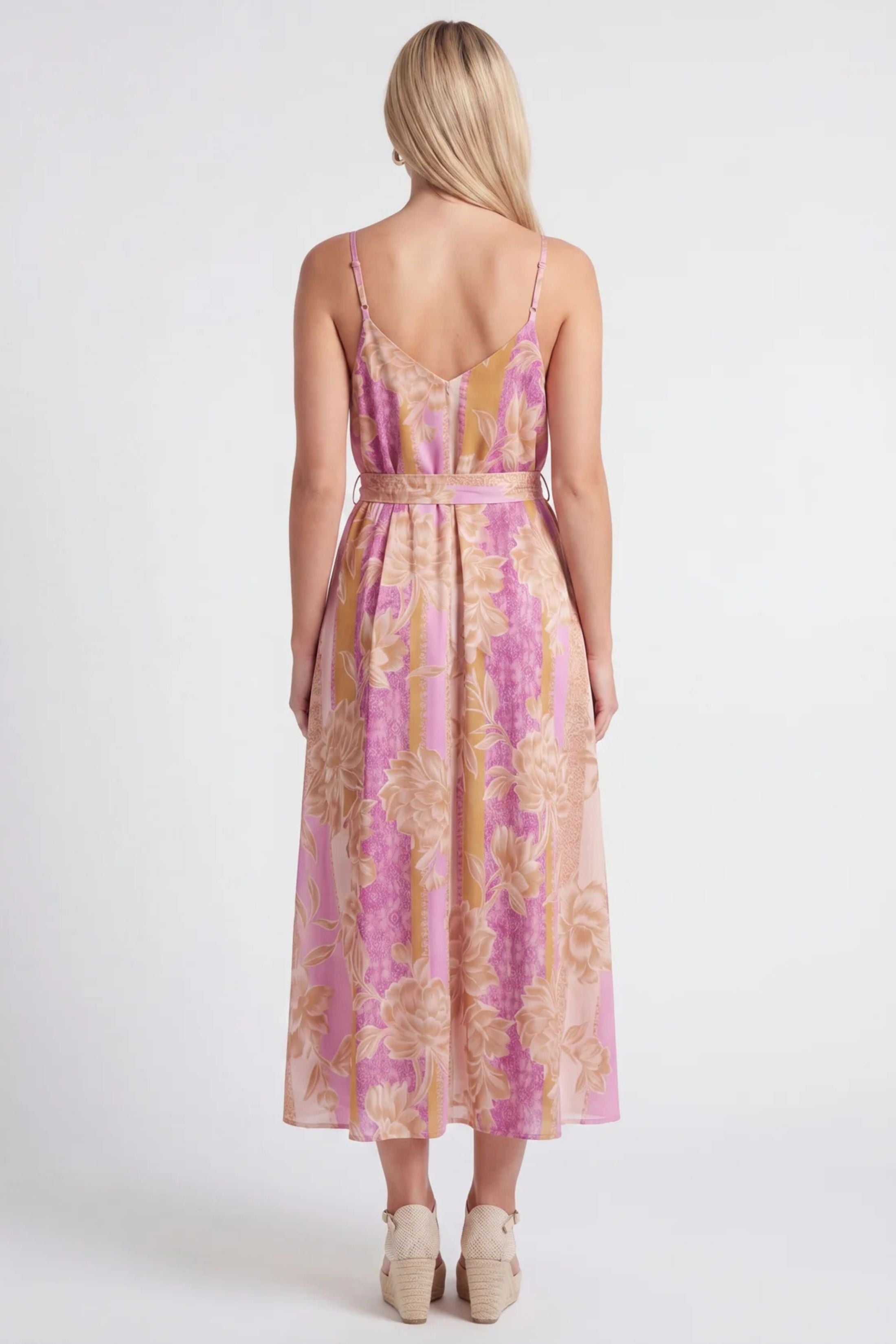 Maggie Riviera Bloom Extra Flared Maxi Dress