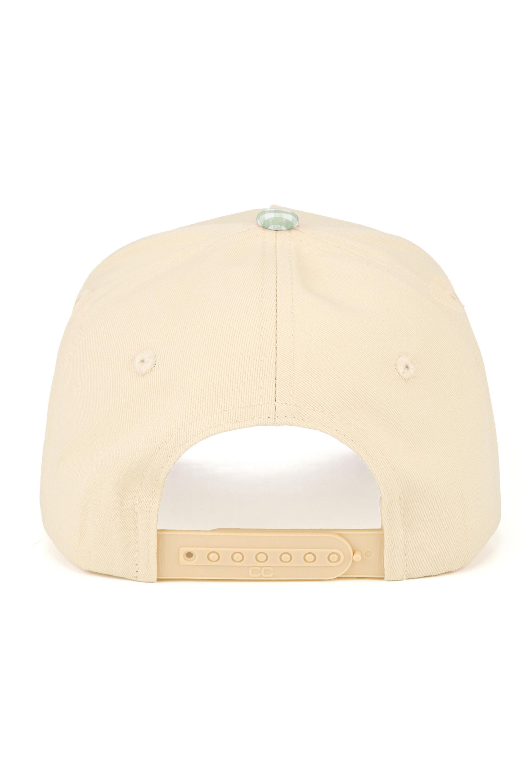 Small Gingham Check Hat