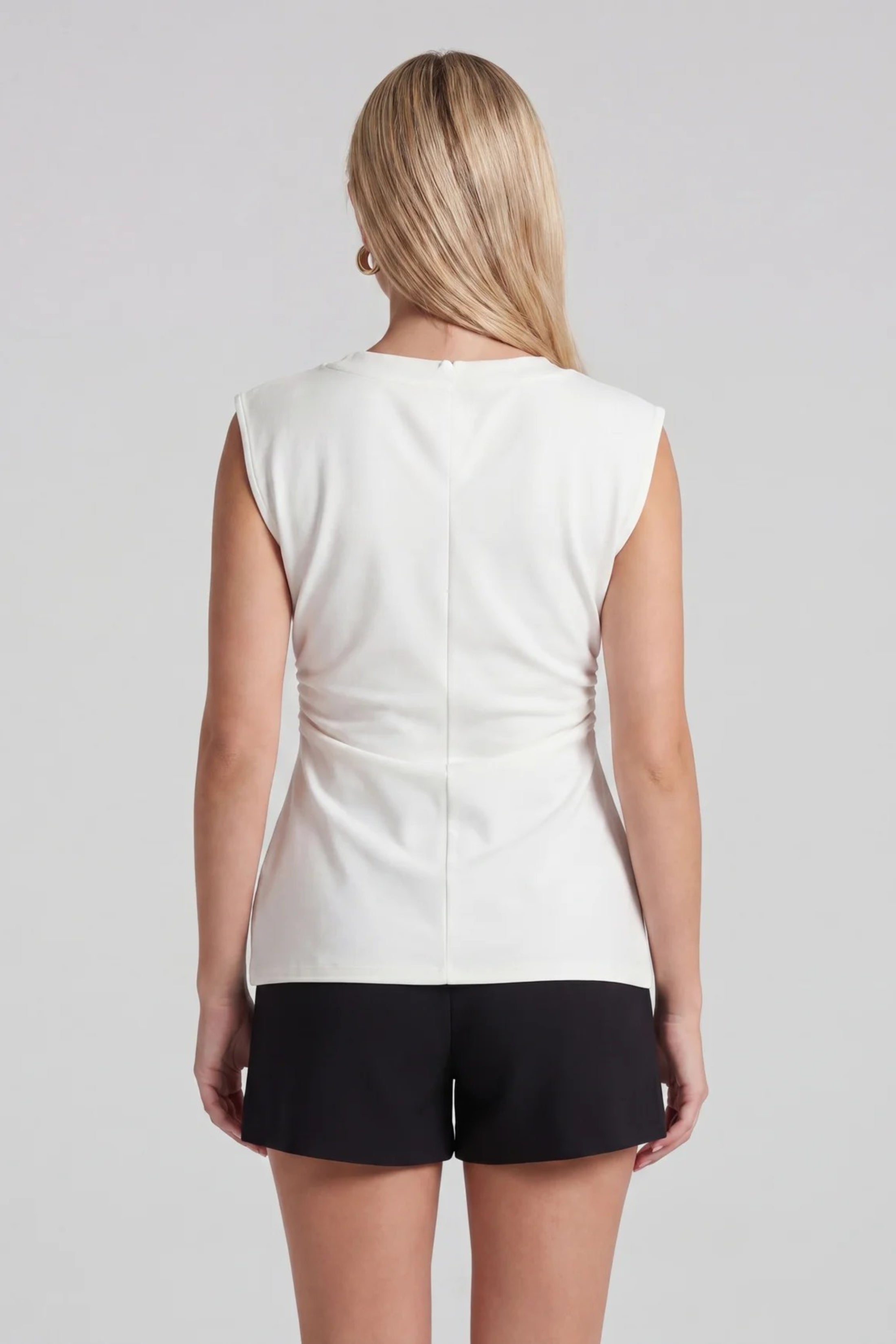 Paige Side Gathered Fitted Top
