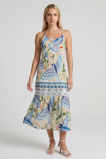 Ciara Multi Patterned Midi Sundress