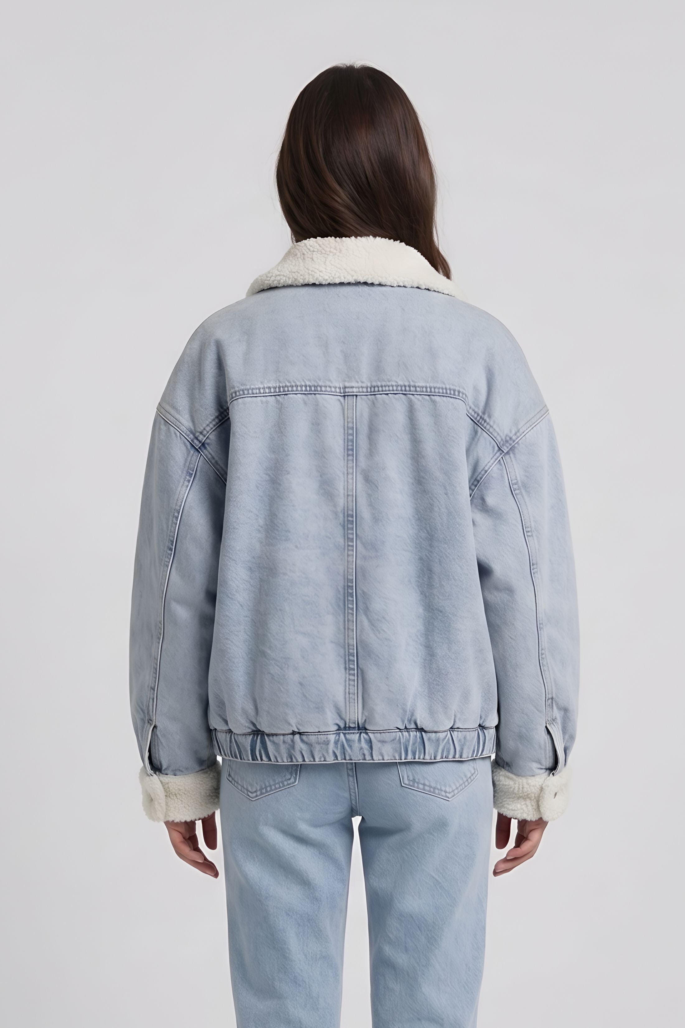 Sammy Faux Fur Denim Jacket