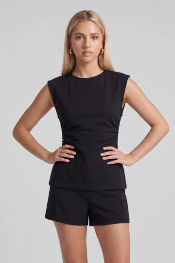 Paige Side Gathered Fitted Top