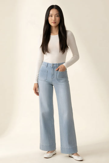 Sam High Rise Striped Trouser