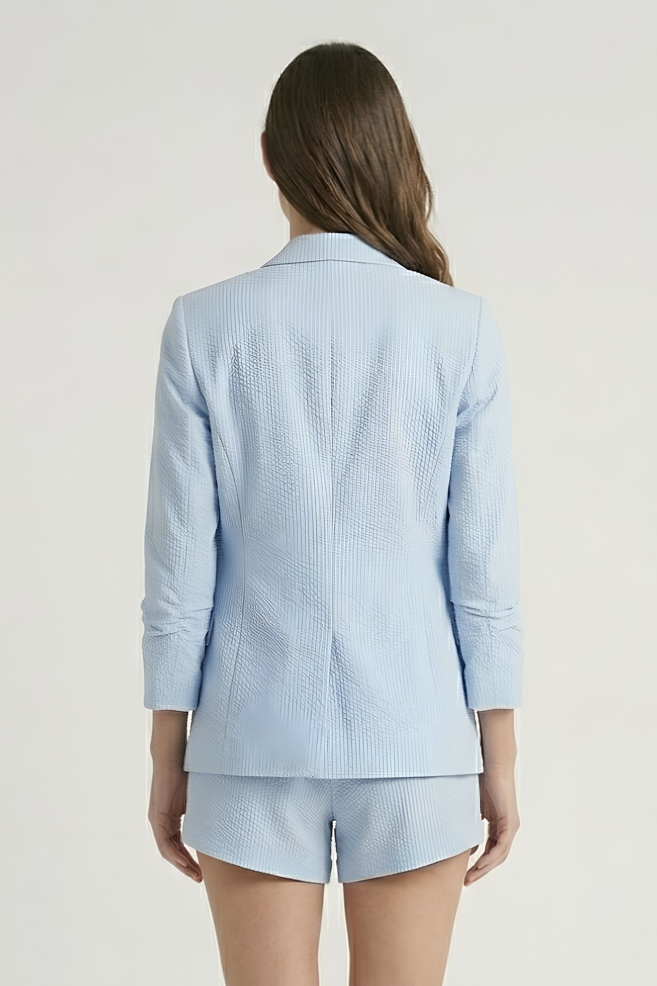 Caroline Cinched Stripe Blazer