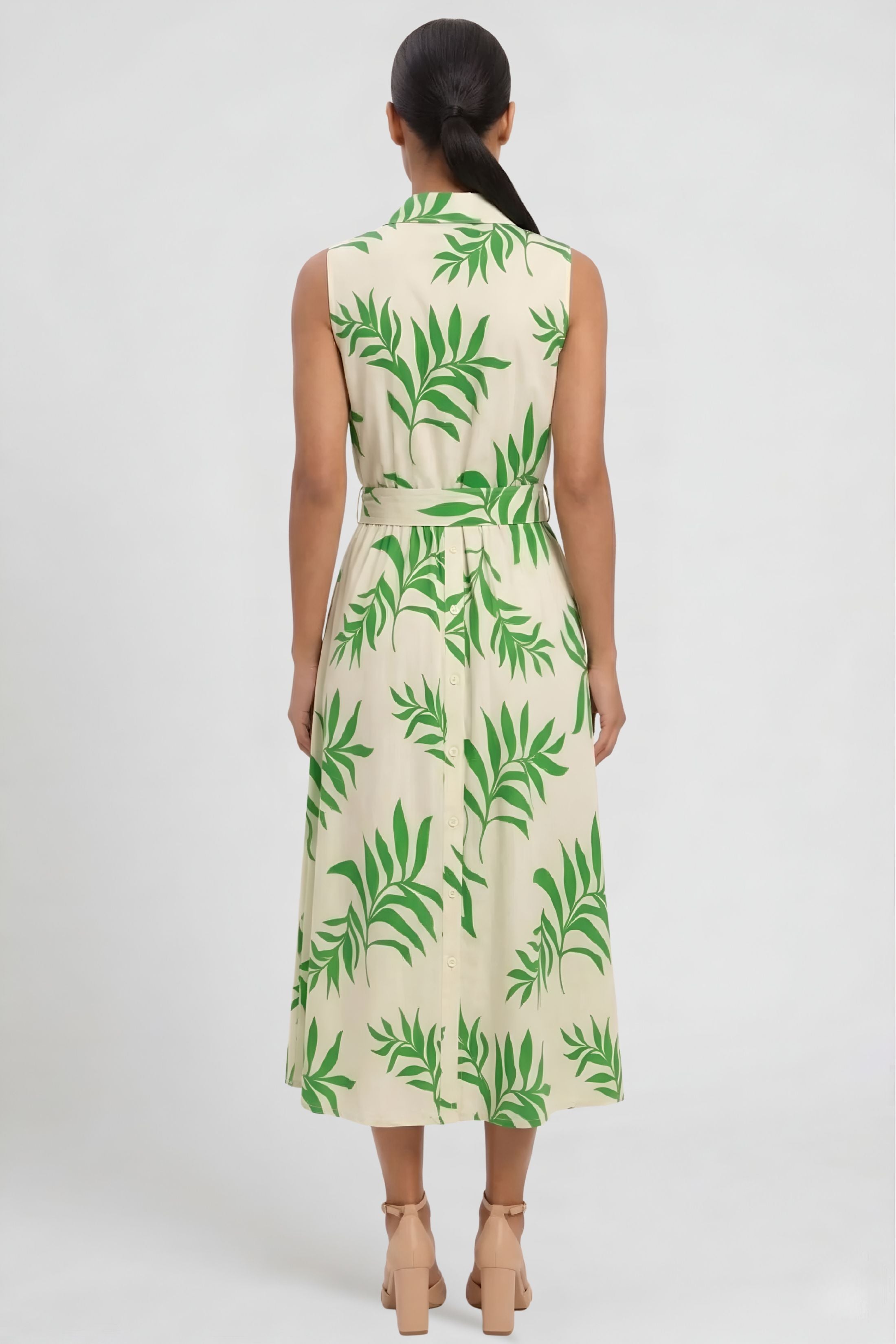 Anderson Belted Midi Dress