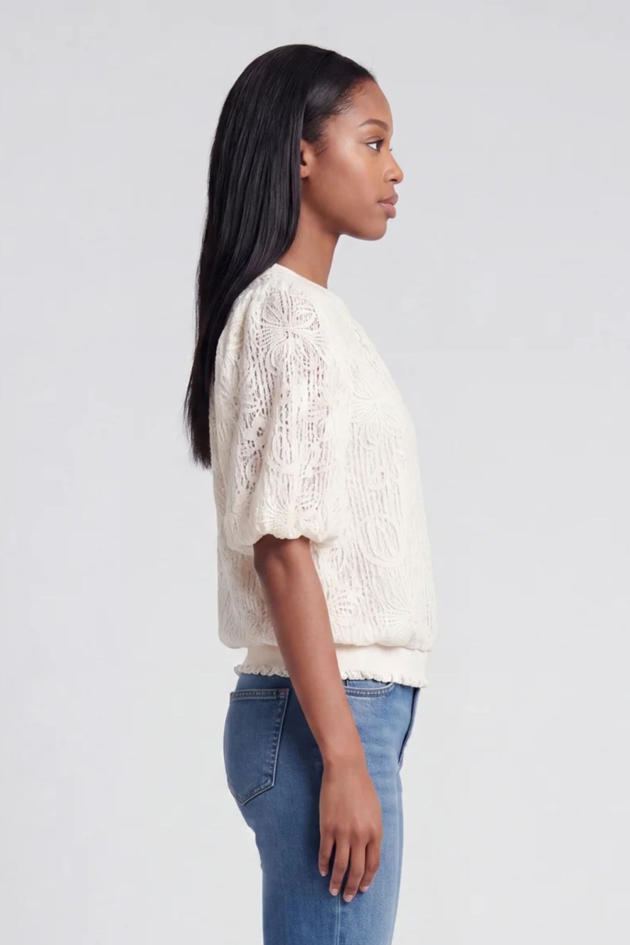 Cassie Floral Embroidered Top