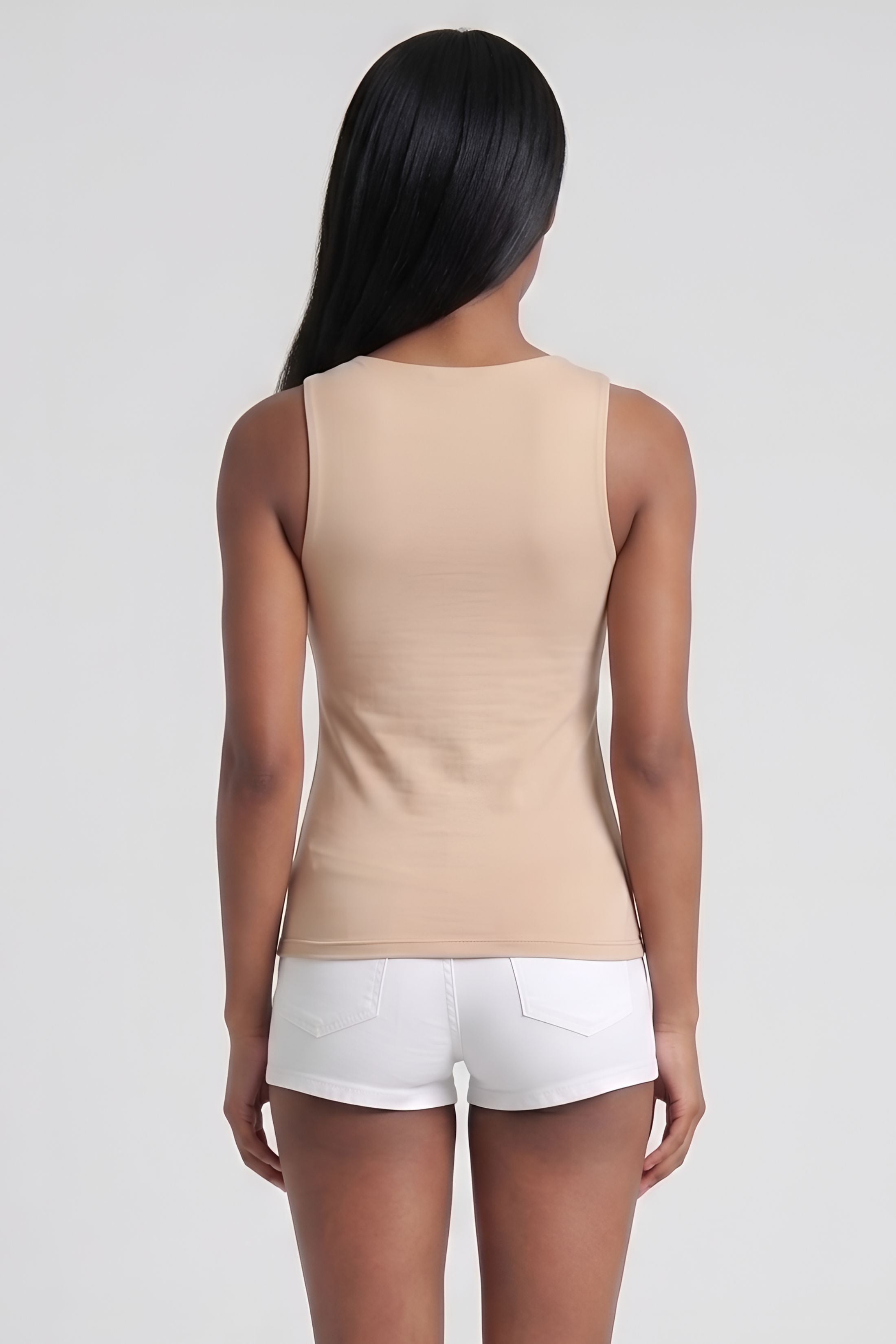 Kira Square Neck Fitted Tank