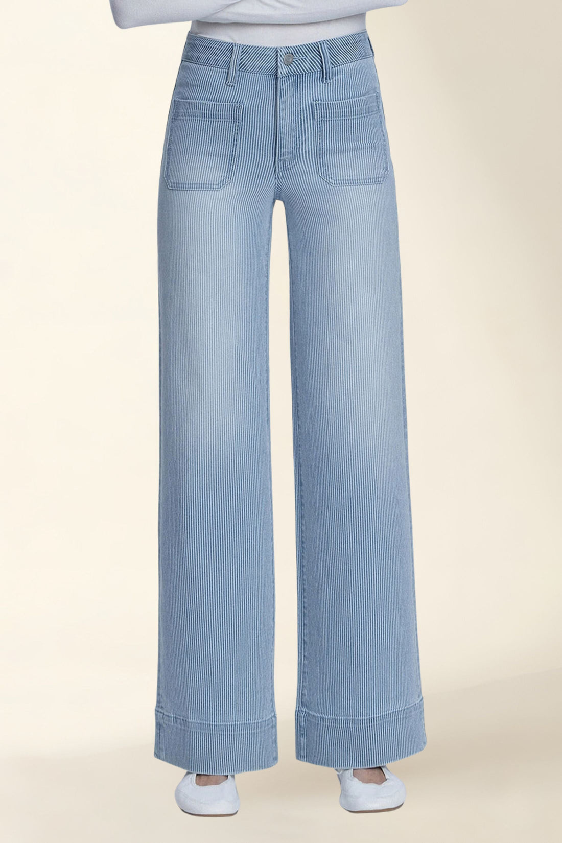 Sam High Rise Striped Trouser