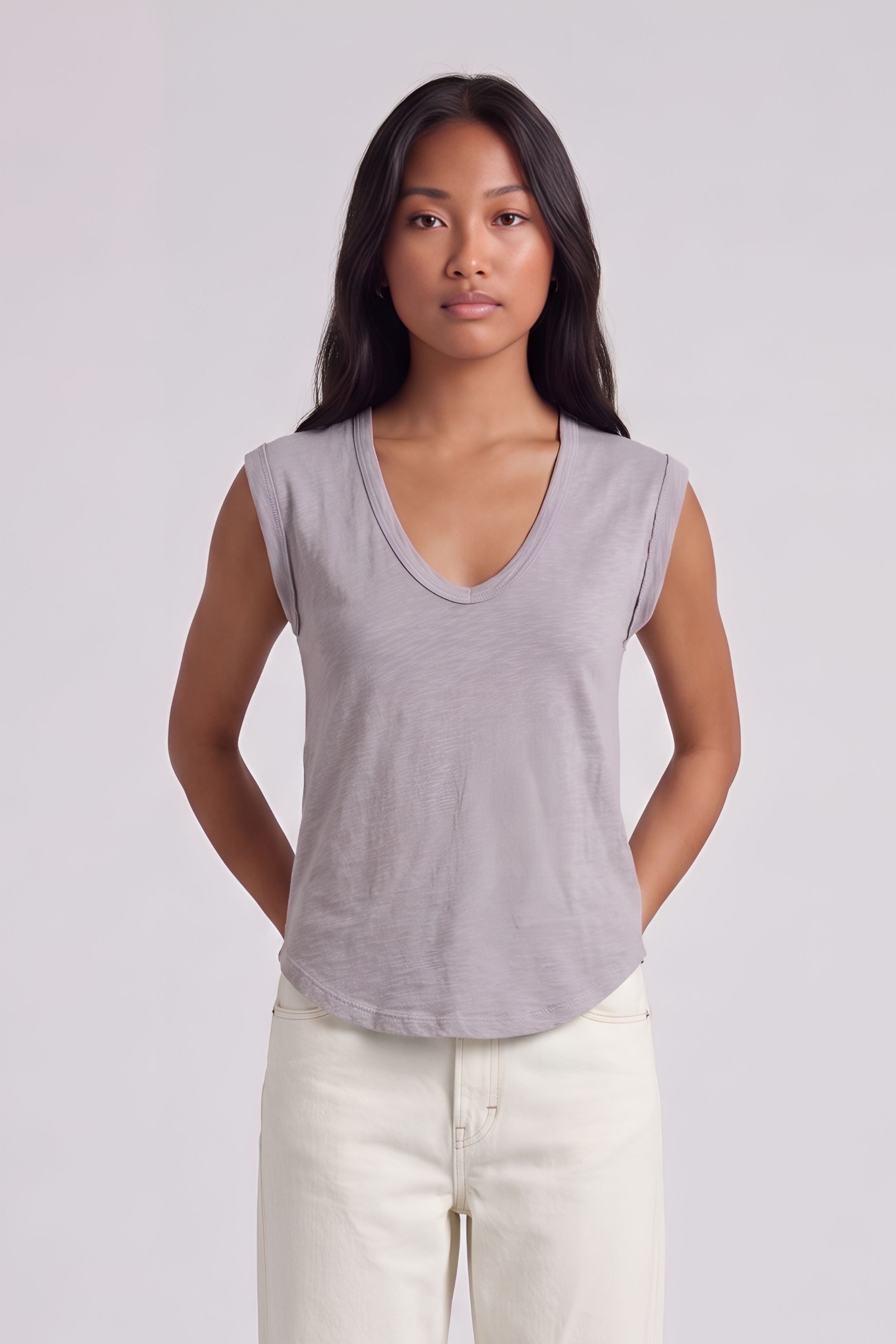 Gigi Garment Sleeveless Tee