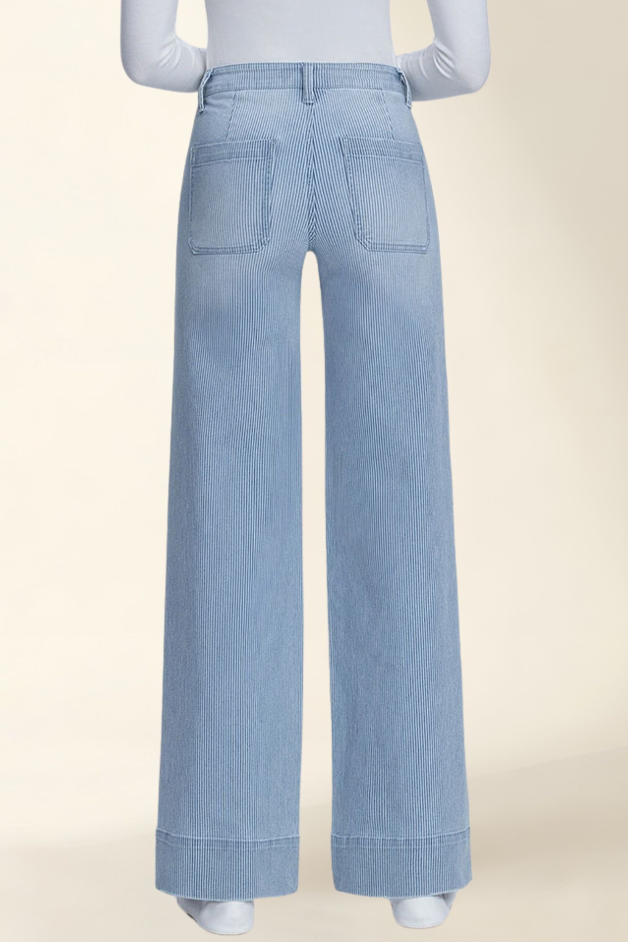 Sam High Rise Striped Trouser