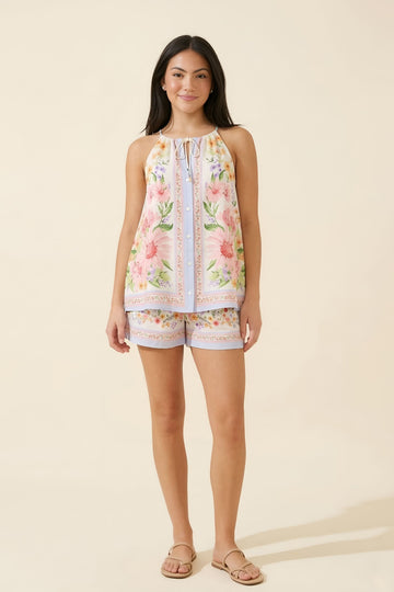 Claire Floral Print Shorts