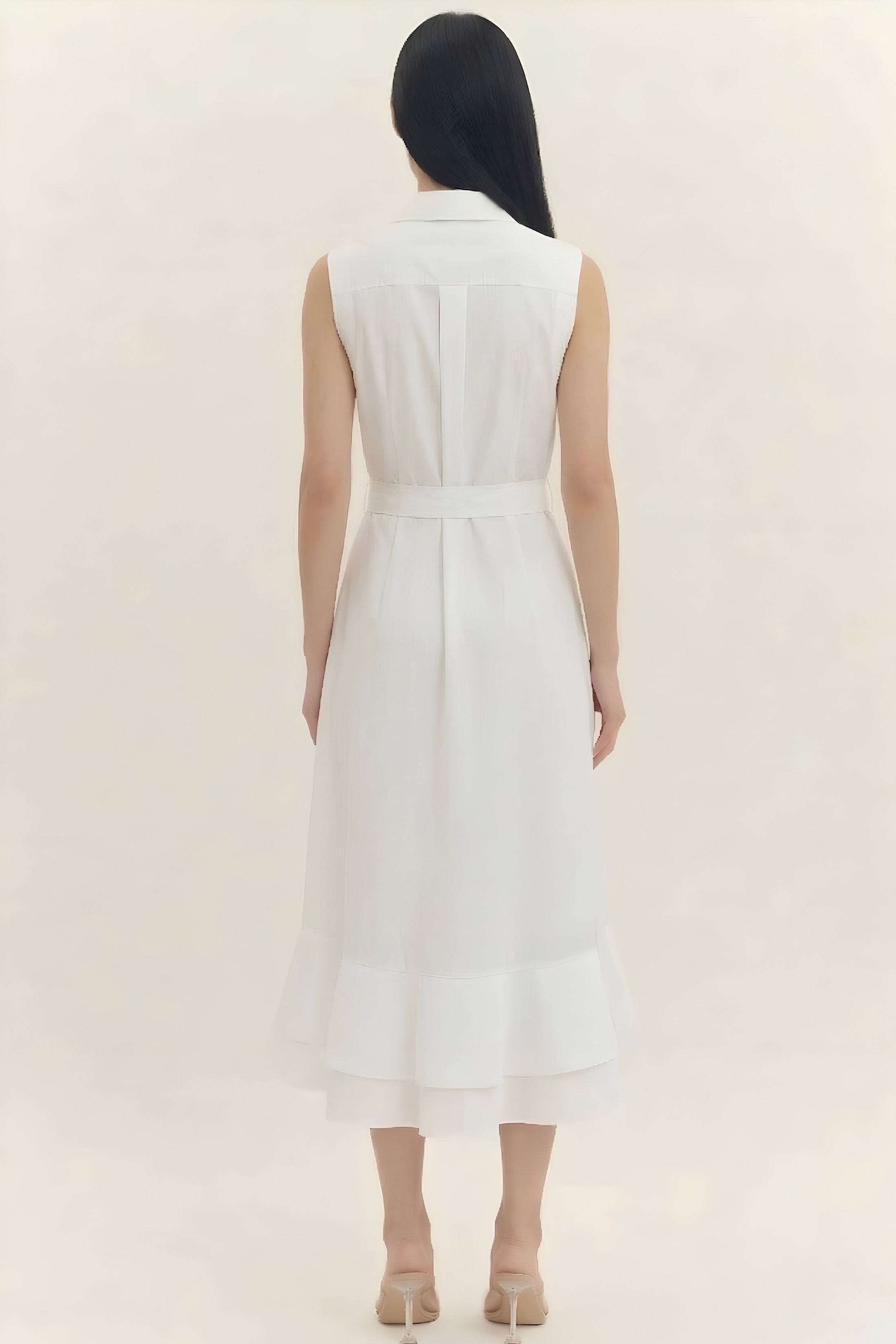 Nyla Collared Midi Dress